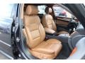 2006 Audi A8 Black/Amaretto Interior Front Seat Photo