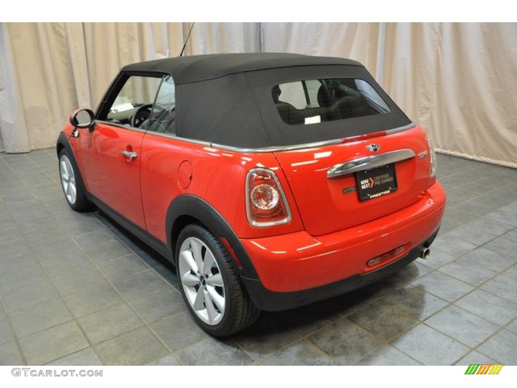 2013 Cooper Convertible - Chili Red / Carbon Black photo #20