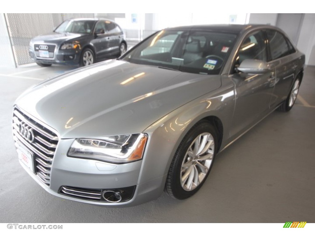 Quartz Grey Metallic 2011 Audi A8 L 4.2 FSI quattro Exterior Photo #89299206