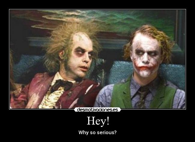 carteles beetlejuice joker serio desmotivaciones