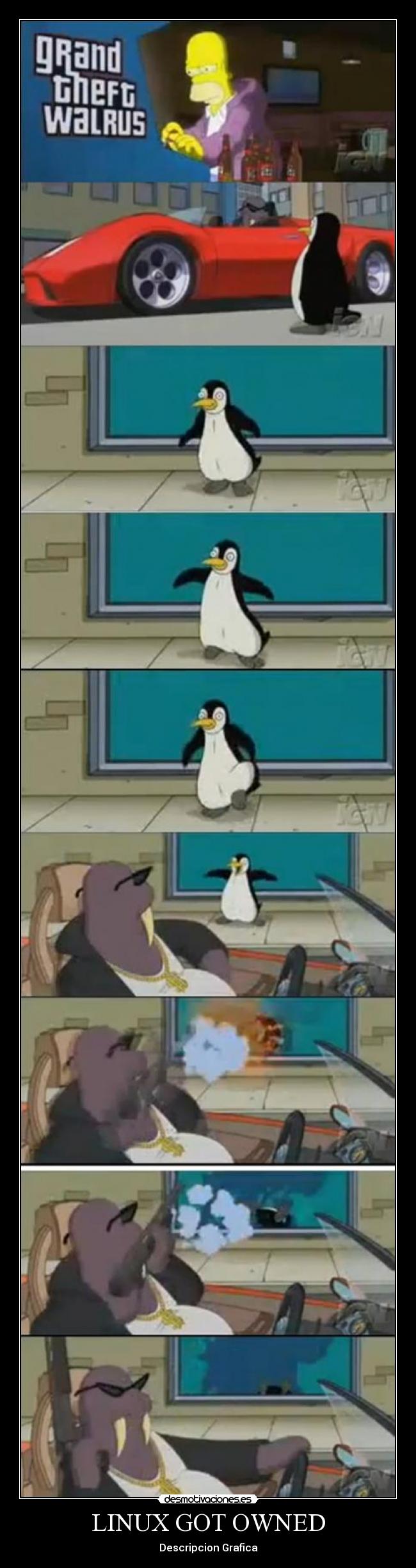 LINUX GOT OWNED - Descripcion Grafica