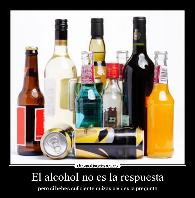 carteles alcohol olvidar desmotivaciones