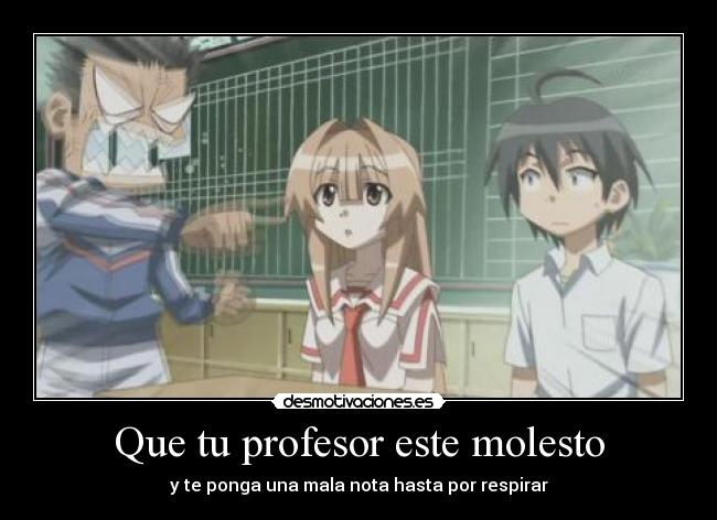 carteles seto hanayome anime harukaze papa san hara cualquier cosa apra joder desmotivaciones