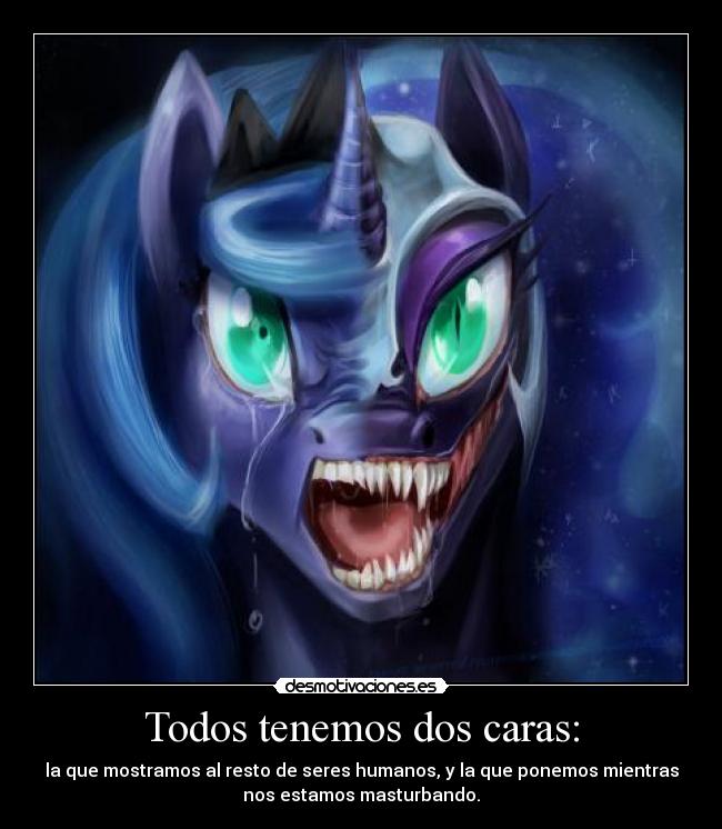 carteles pido perdon por descripcion tan vulgar little pony princess luna desmotivaciones