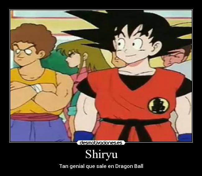 Shiryu - Tan genial que sale en Dragon Ball