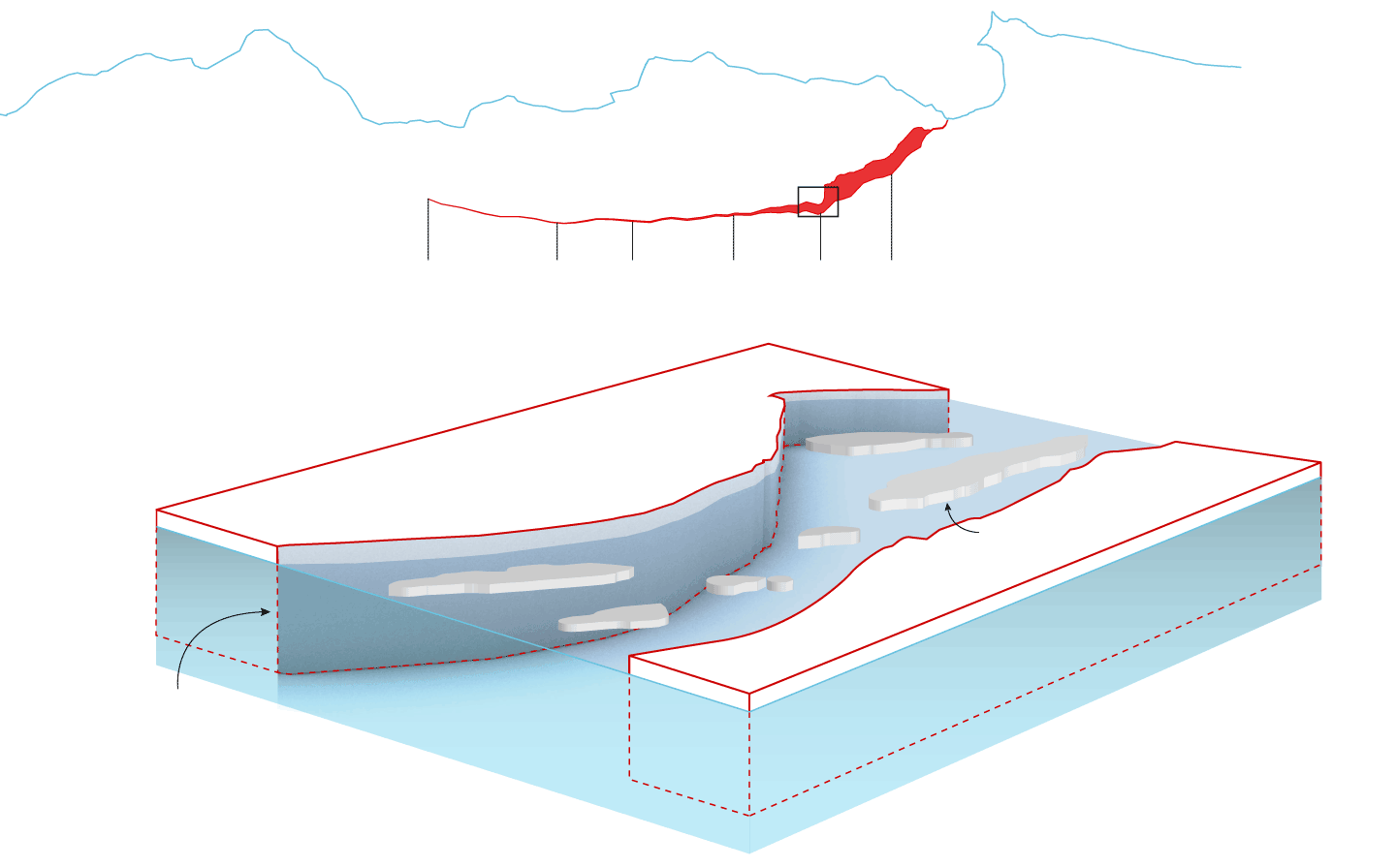 a crack in an antarctic ice shelf grew 17 miles in the last two months