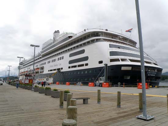 Amsterdam in Ketchikan, Alaska on May 28, 2008.