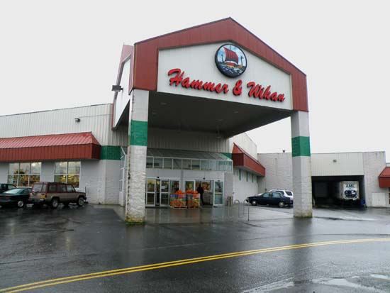 Hammer & Wikan grocery store in Petersburg, Alaska.