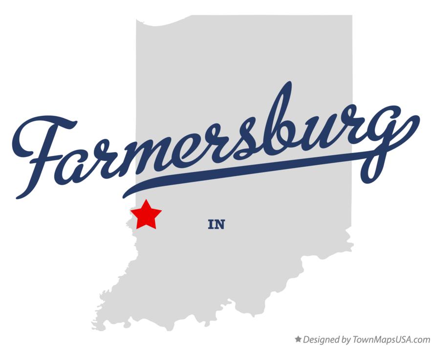 Map of Farmersburg Indiana IN