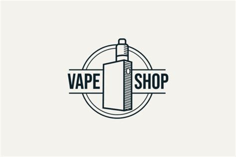 Vape Store Logo Icon Vector Design Graphic by Blazybone · Creative Fabrica