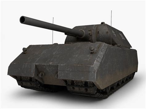 3d maus german tank model