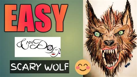 How To Draw A Werewolf Step By Step For Beginners | Halloween Drawings ...