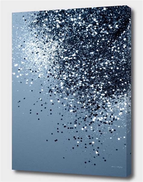 Glitter Canvas Wall Art Peinture Abstracte Glitter Art - Etsy