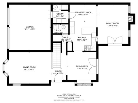 Floor Plan Samples With Dimensions | Floor Roma