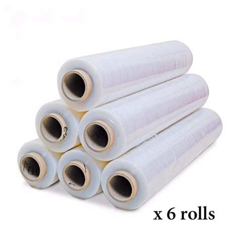 6 rolls x Pallet Wrap Stretch Film / Stretch Film Wrapping Roll 500mm ...