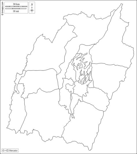 Manipur free map, free blank map, free outline map, free base map ...