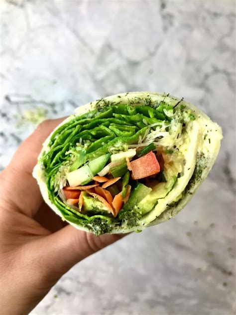 Vegan Veggie Hummus Wrap - Bree's Vegan Life