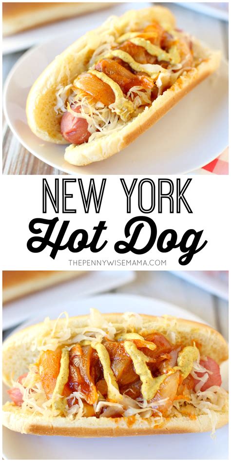 New York Hot Dog Recipe + Bar-S Bracket Challenge Sweepstakes - The ...