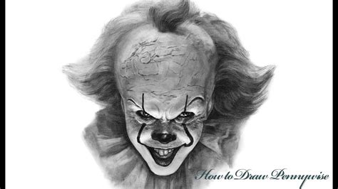 Pennywise The Clown Scary Drawing