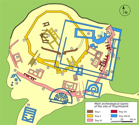 Map of Troy (Illustration) - World History Encyclopedia