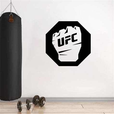 UFC Emblem Sticker Octagon Logo Ultimate Fighting Championsh - Inspire ...