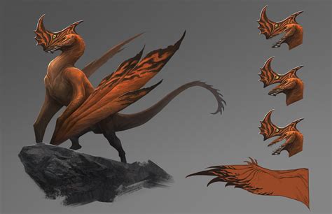 ArtStation - Flying Wyvern Concept Design