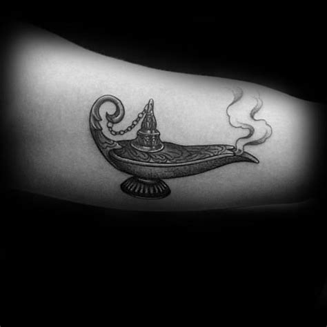 30 Genie Lamp Tattoo Designs For Men - Spirit Ink Ideas