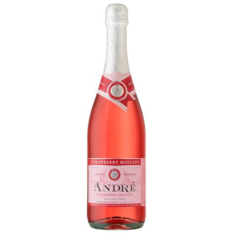 Andre Strawberry Champagne - Shop Wine at H-E-B