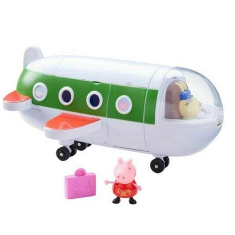 Peppa Pig Air Peppa Jet Plane inc Figure and 2 Suitcases TV & Movie ...