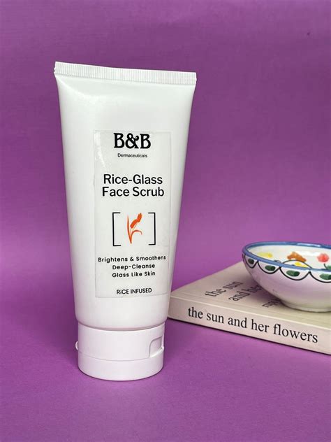 Rice Glass Face Scrub | B&B Dermaceuticals