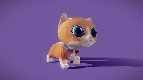 Stylized Animated Cat - 3D model by Fabian Orrego (@fabian_orrego ...