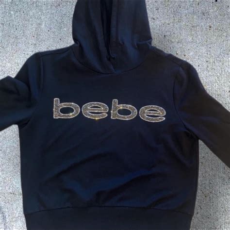 Vintage Crop BEBE Hoodie Lightly worn • great... - Depop