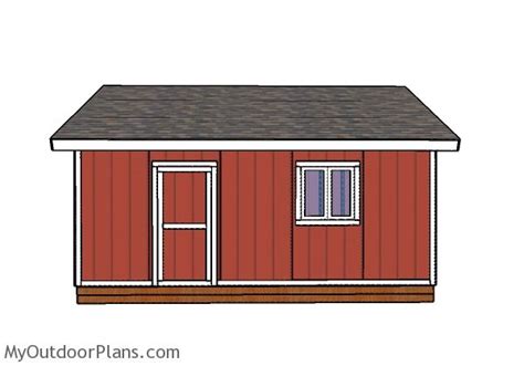 20x20 Shed Plans | PDF Download | MyOutdoorPlans