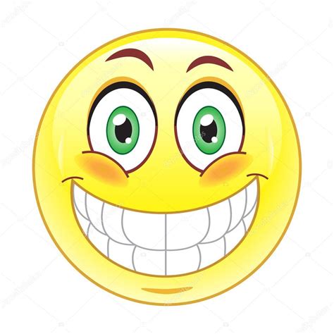 Big smile emoticon Stock Vector Image by ©natalipopova #63875825