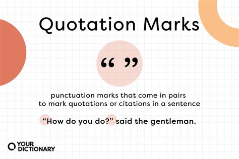 When and How To Use Quotation Marks ( “ ” ) | YourDictionary