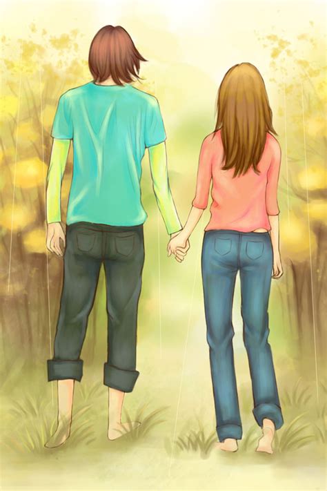 Anime Couple holding hands | colored draw | Pinterest | Couple holding ...