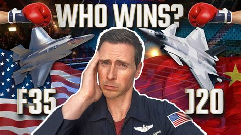 F-35 vs Chinese J-20 | Fighter Pilot Reacts - YouTube