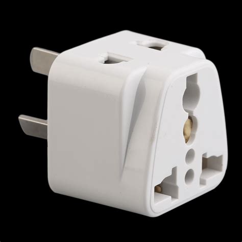 3 pin Chinese Power Plug Adapter Travel Converter Australia UK USA EU ...