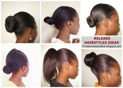 Tomes Edition: Favorite Ways To Style My Relaxed Hair