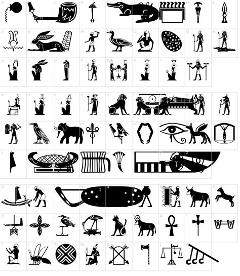 Ancient Egyptian Glyphs