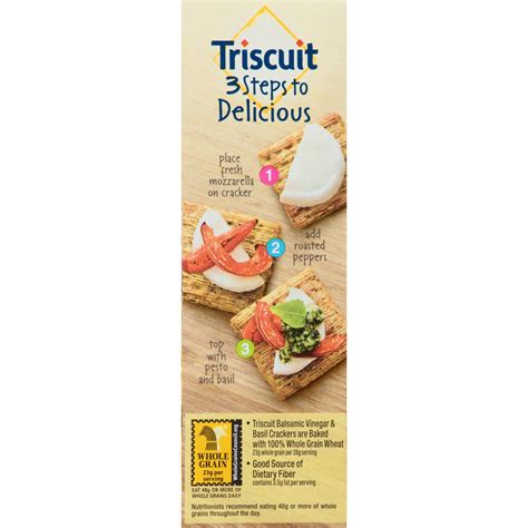 Nabisco Triscuit Balsamic Vinegar & Basil Crackers 9 oz | Shipt