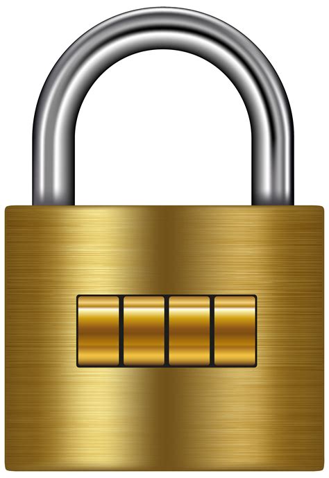 transparent background padlock clipart - Clip Art Library