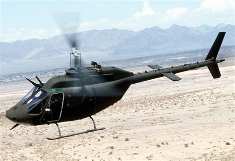 The Bell OH-58 Kiowa first saw action in Vietnam in 1969. It was used ...