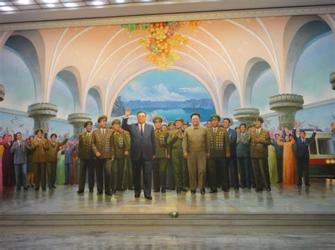 Mural inside the Metro Museum in Pyongyang. DPRK. North Korea. | North ...