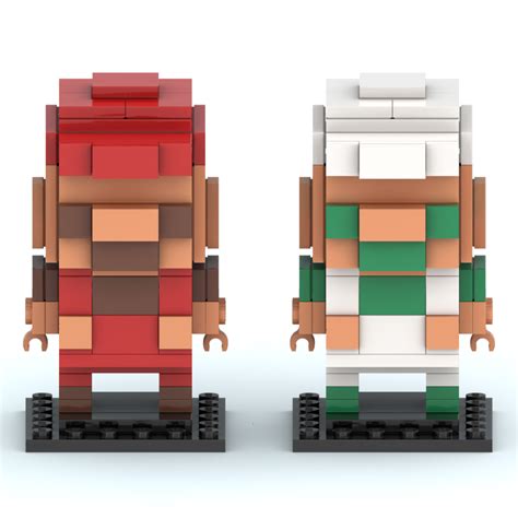 LEGO MOC 8 Bit Mario and Luigi by Brick_Built_Babe | Rebrickable ...