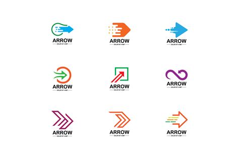 Arrow isolated logo. (132488) | Logos | Design Bundles