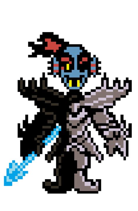 Undyne The Undying Fanmade Sprite by Warriorcatfan237 on DeviantArt