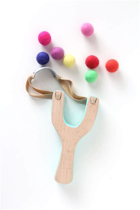 SLINGSHOT WITH FELT BALL AMMO — And We Play Craft Projects For Kids ...