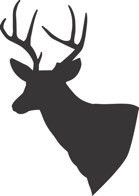 Download Deer, Deer Silhouette, Silhouette. Royalty-Free Vector Graphic ...