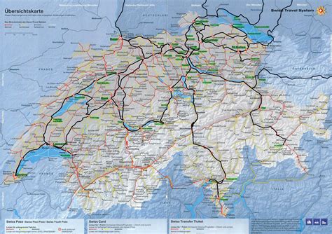 Printable Map Of Switzerland